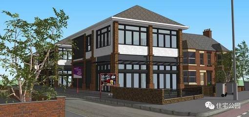 自建帶商鋪的臨街小別墅,20萬(wàn)你老家夠嗎?含圖紙