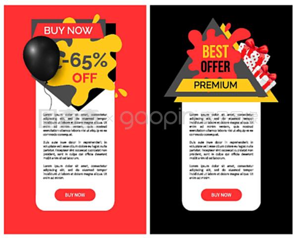 最好的折扣和產品,65%的銷售矢量網站模板?，F在的盒子在商店和商店購買,有促銷和建議。
